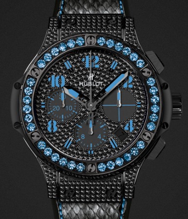 Hublot Limited edition Big Bang Black Fluo Blue 341.SV.9090.PR.0901 SWISS MOVEMENT